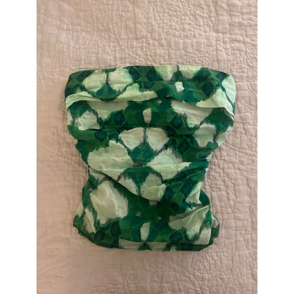 Zara green tube top / green corset top